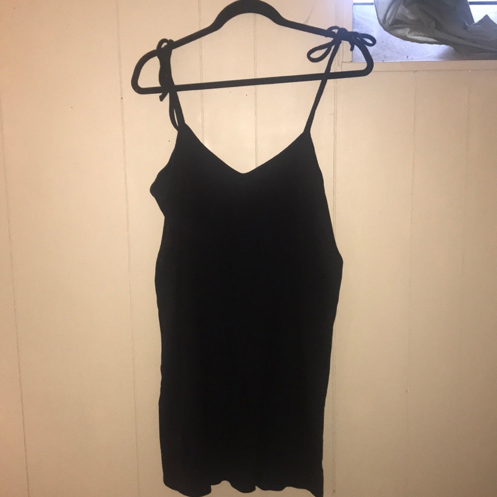 NWT American eagle cotton dress black M